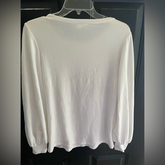 Perception Concept Jeweled Sleeve Sweater stretchy so soft! Size Large L nwt - Picture 7 of 15